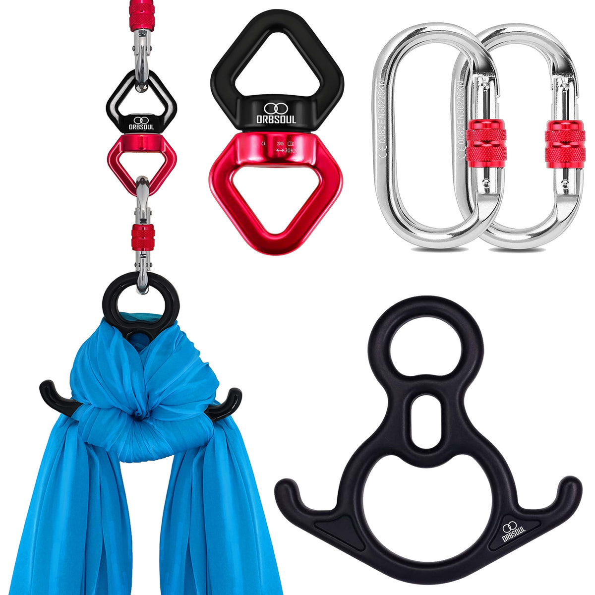 Classic Aerial Silks Rigging Hardware Set