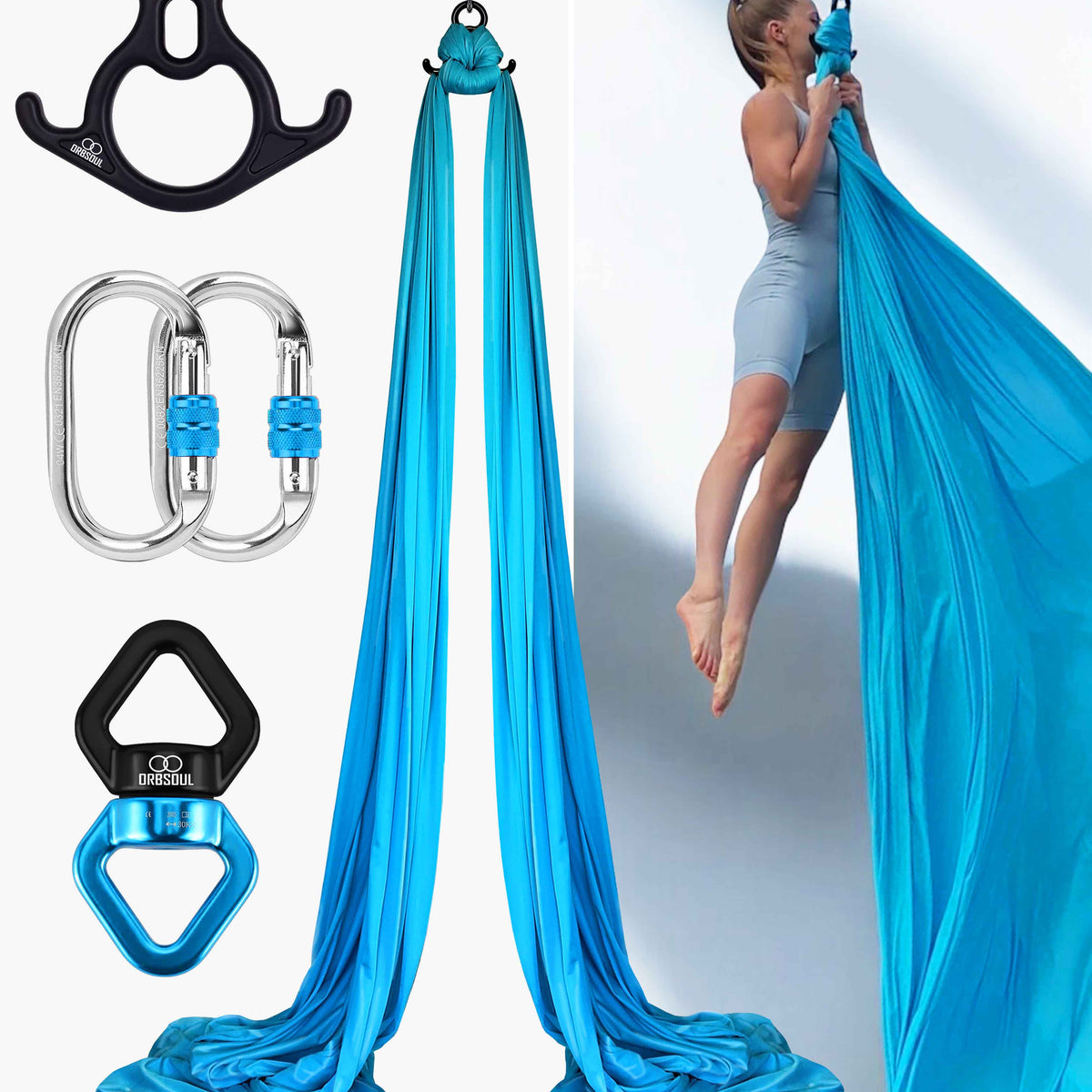 Orbsoul Aurora Journey™ Aerial Silks Set