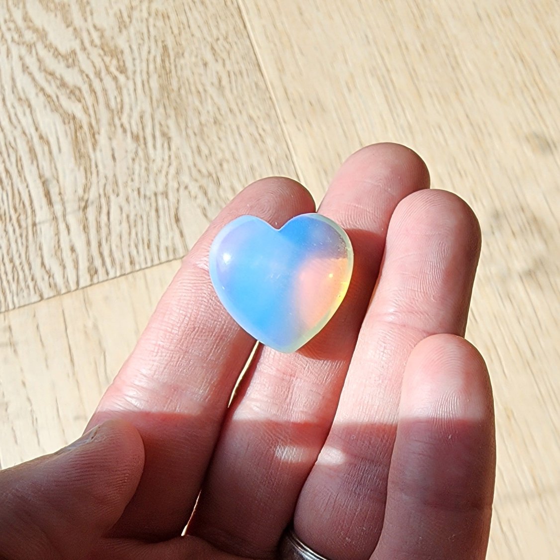 opal aerialist heart stone 