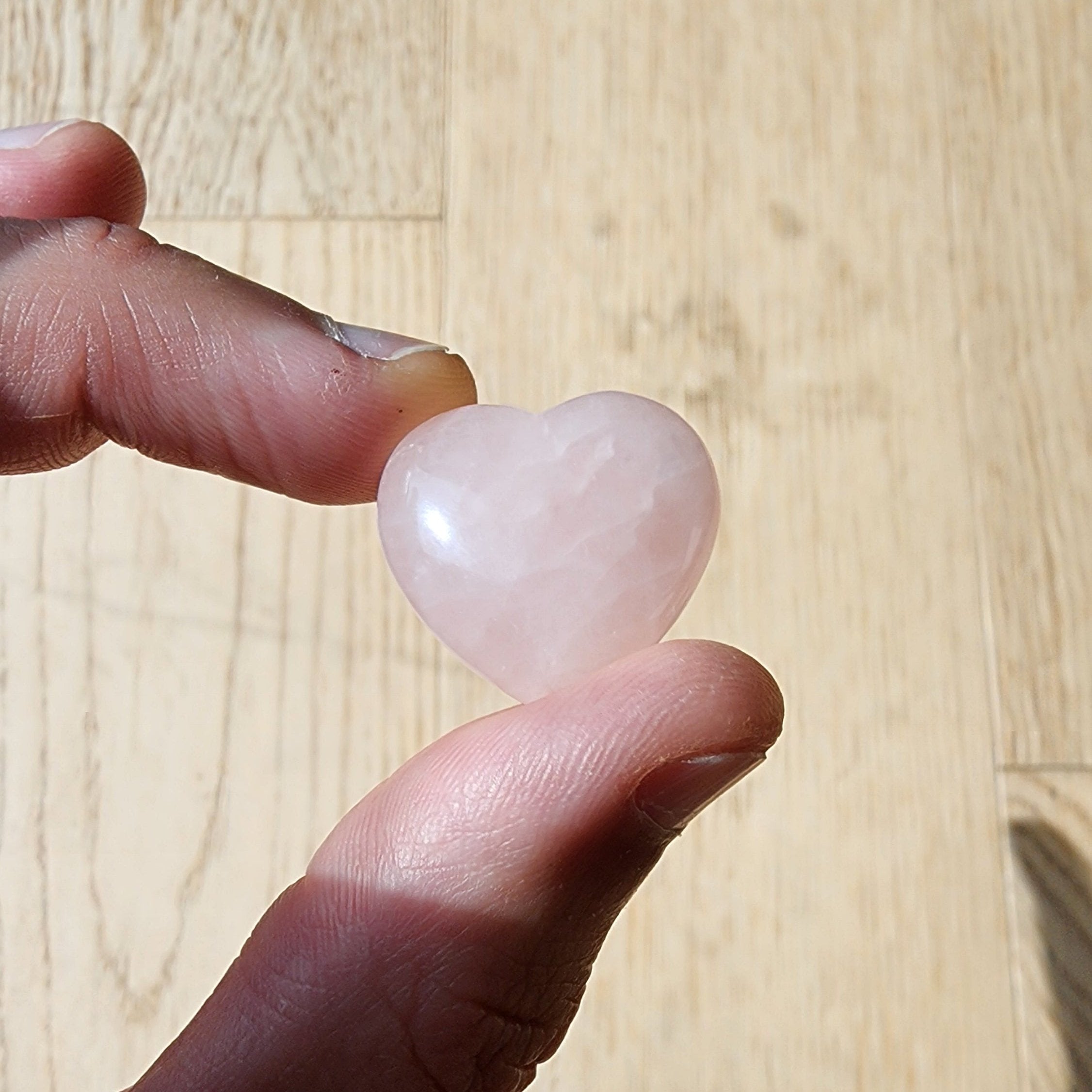 rose quartz aerialist heart stone