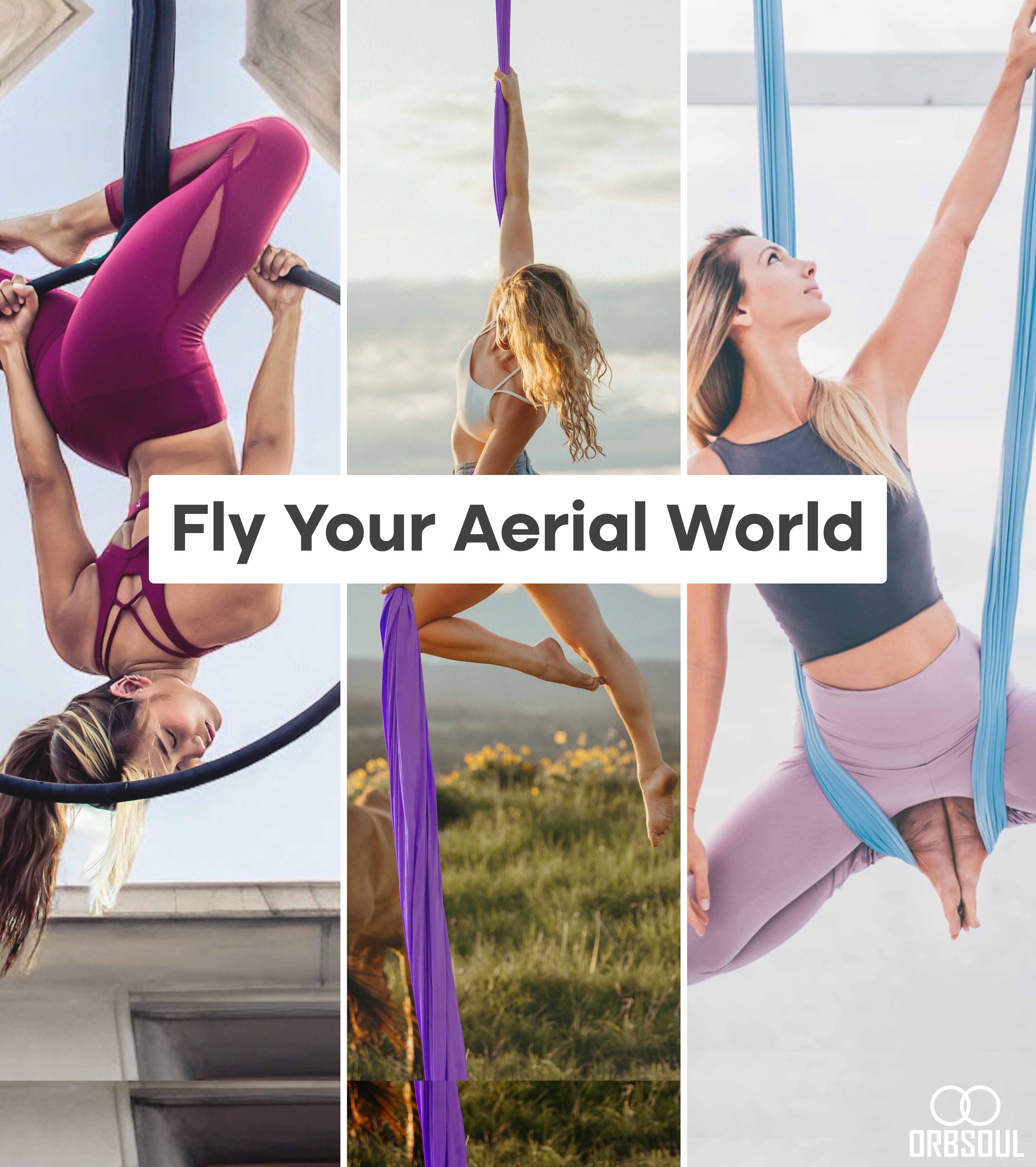 fly your aerial world. For aerial hoop, aerial silks, aerial yoga